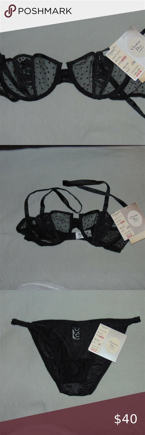 christian dior bra and underwear set